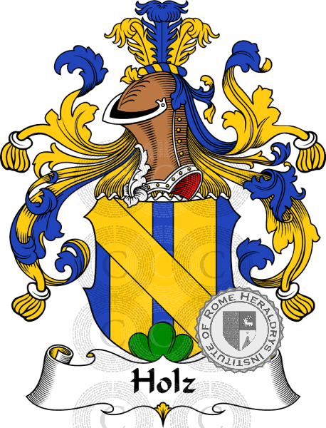 Coat of arms of family Holz