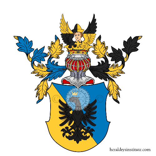 Coat of arms of family Edle von Huber