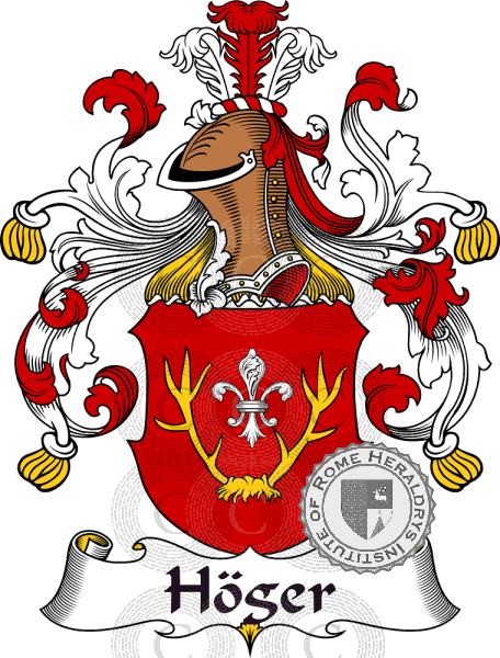 Coat of arms of family Höger