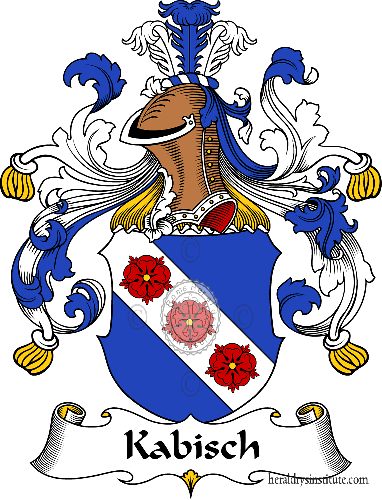 Coat of arms of family Kabisch   ref: 30996