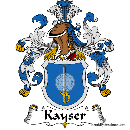 Coat of arms of family Kayser