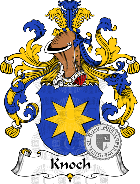 Wappen der Familie Knoch   ref: 31096