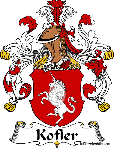 Coat of arms of family Kofler