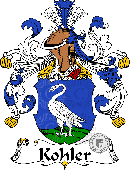 Coat of arms of family Kohler