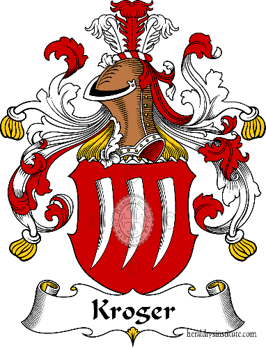 Wappen der Familie Kroger   ref: 31145