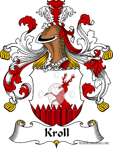 Coat of arms of family Kröll