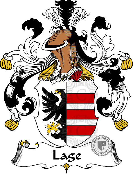 Coat of arms of family Lage