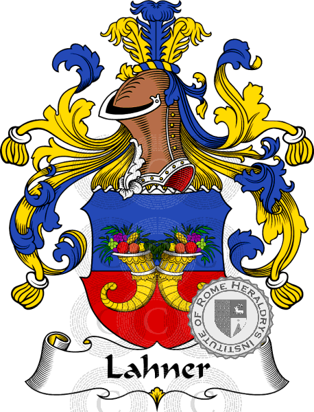 Coat of arms of family Lahner   ref: 31185