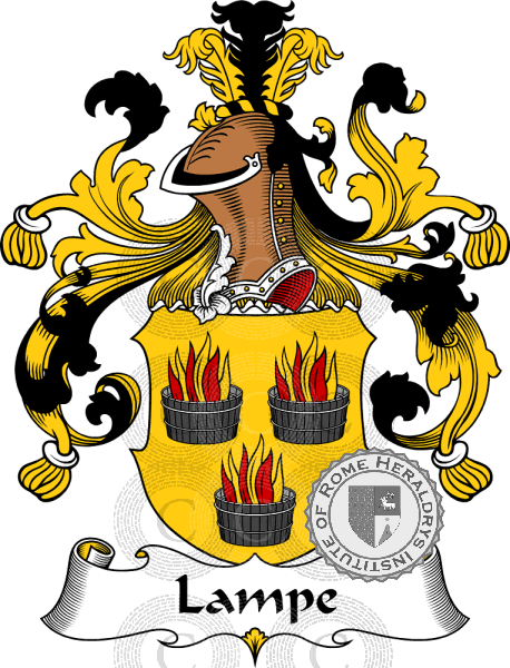 Wappen der Familie Lampe   ref: 31189