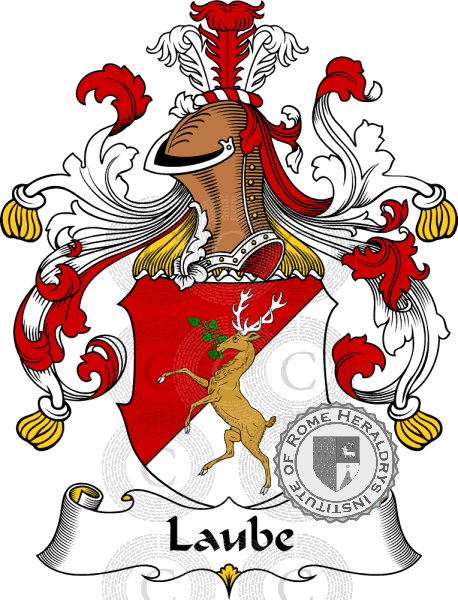 Coat of arms of family Laube