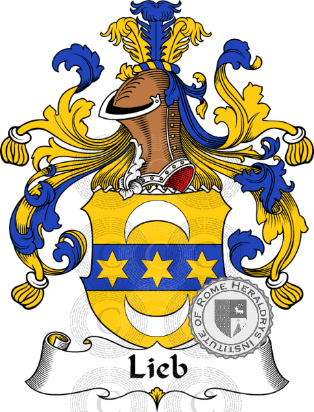 Wappen der Familie Lieb   ref: 31251