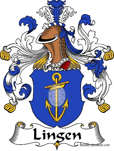 Coat of arms of family Lingen   ref: 31265