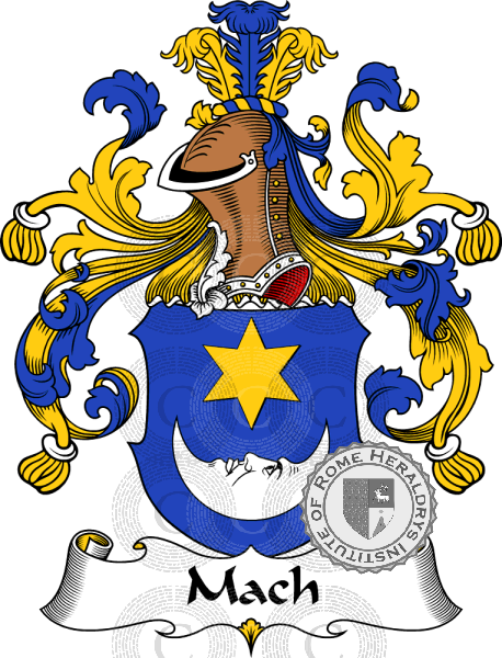 Coat of arms of family Mach   ref: 31306