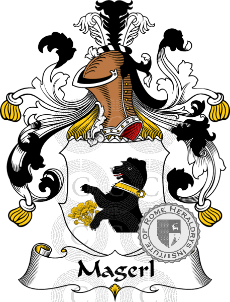 Coat of arms of family Magerl   ref: 31310