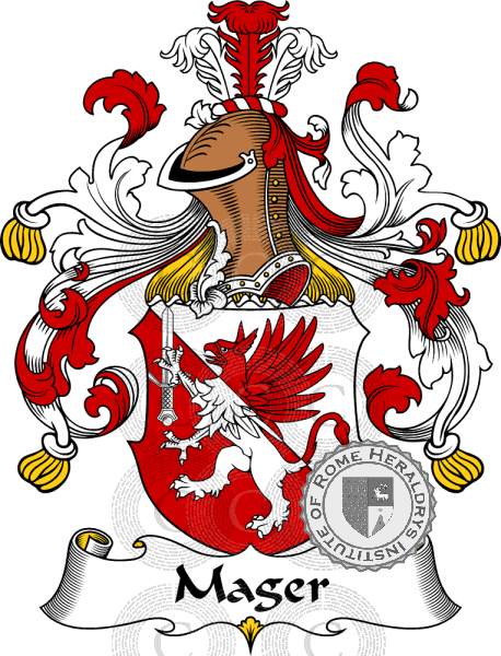 Wappen der Familie Mager   ref: 31311