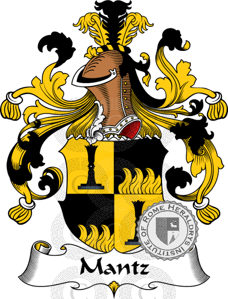 Wappen der Familie Mantz   ref: 31321