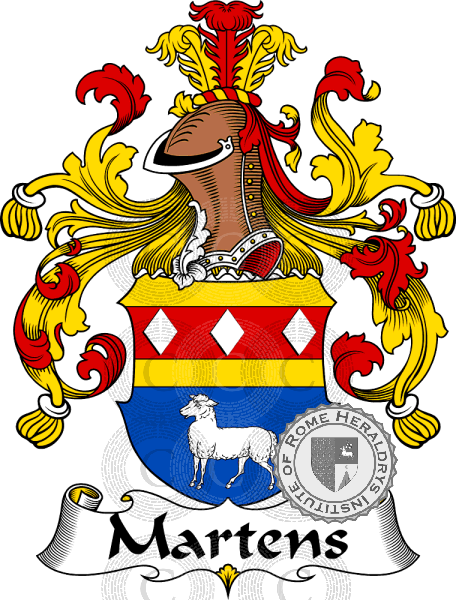 Wappen der Familie Martens