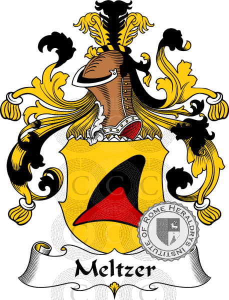 Wappen der Familie Meltzer   ref: 31356