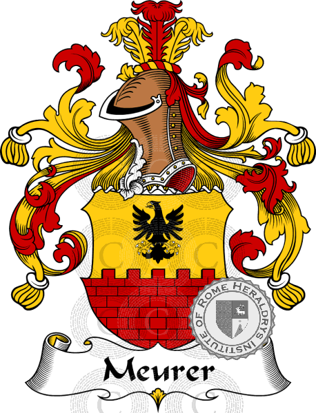 Wappen der Familie Meurer   ref: 31386