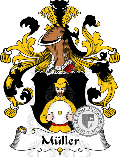 Coat of arms of family Müller II   ref: 31418