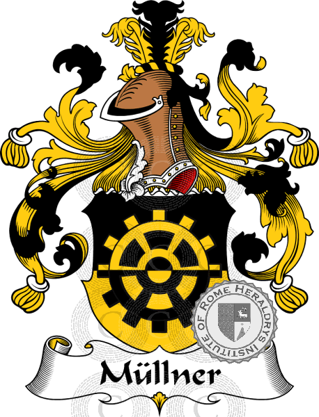 Wappen der Familie Müllner   ref: 31420