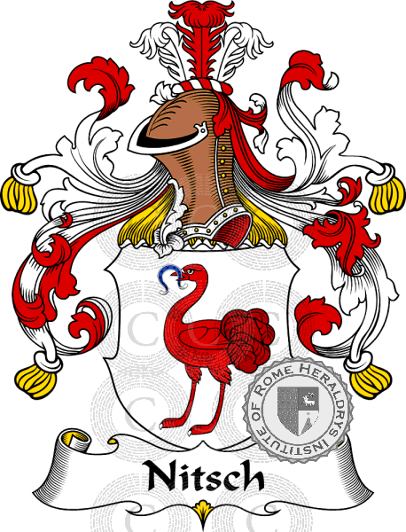 Wappen der Familie Nitsch   ref: 31460