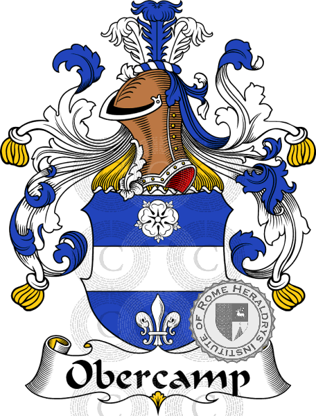 Coat of arms of family Obercamp   ref: 31469