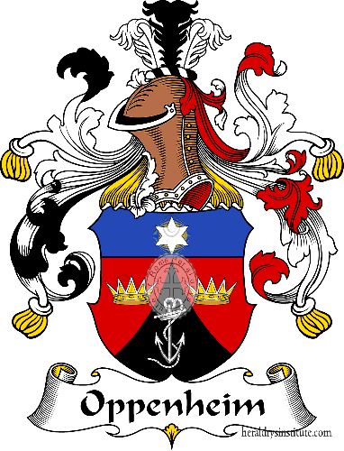 Wappen der Familie Oppenheim   ref: 31494