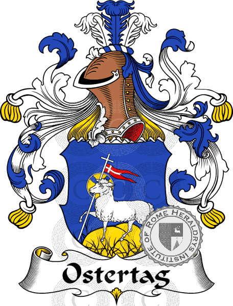 Wappen der Familie Ostertag   ref: 31509