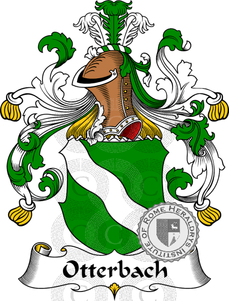 Coat of arms of family Otterbach   ref: 31512