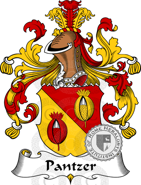 Wappen der Familie Pantzer   ref: 31519