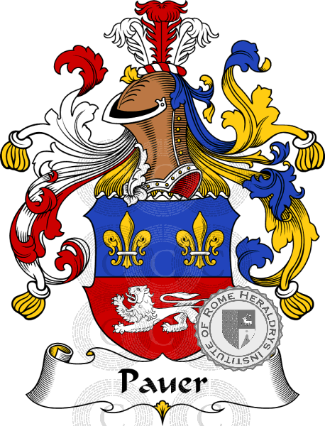 Coat of arms of family Pauer