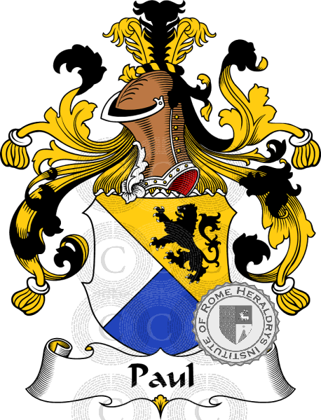 Wappen der Familie Paul   ref: 31529