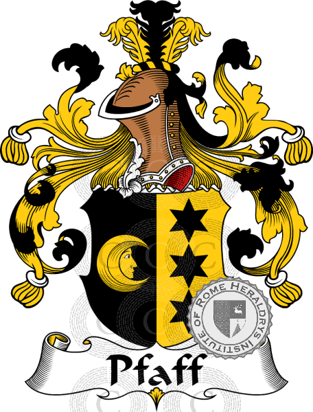 Coat of arms of family Pfaff