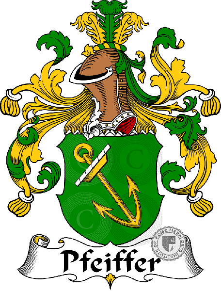 Coat of arms of family Pfeiffer