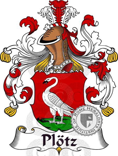 Coat of arms of family Plötz   ref: 31572