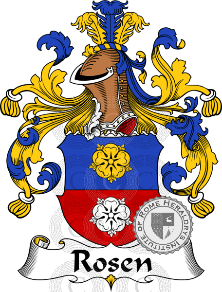 Coat of arms of family Rosen   ref: 31634