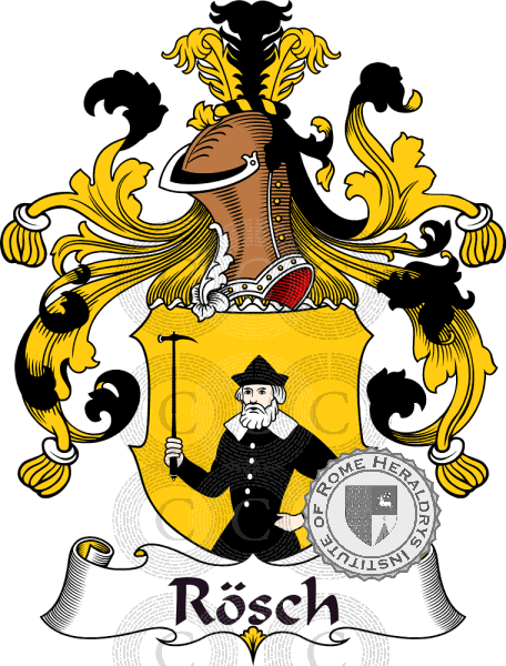 Escudo de la familia Rösch   ref: 31642