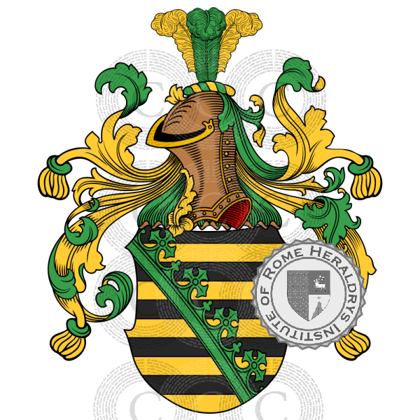 Coat of arms of family Saxe