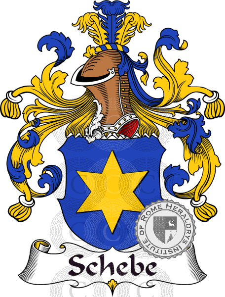 Wappen der Familie Schebe   ref: 31696