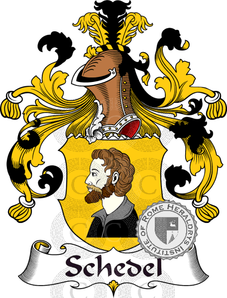 Coat of arms of family Schedel   ref: 31699