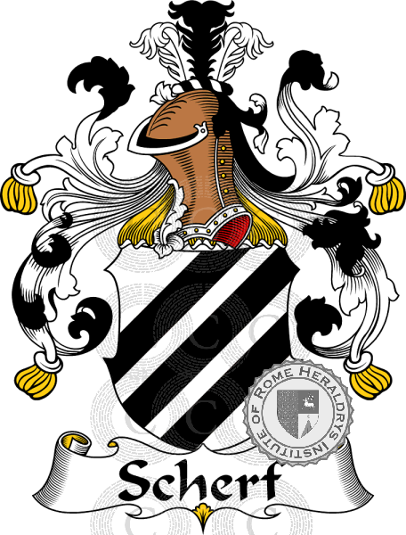 Coat of arms of family Scherf