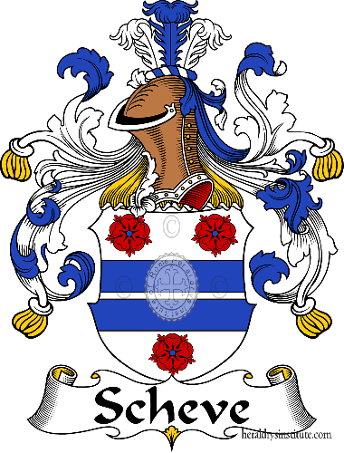 Coat of arms of family Scheve   ref: 31726