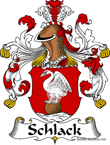 Coat of arms of family Schlack   ref: 31747
