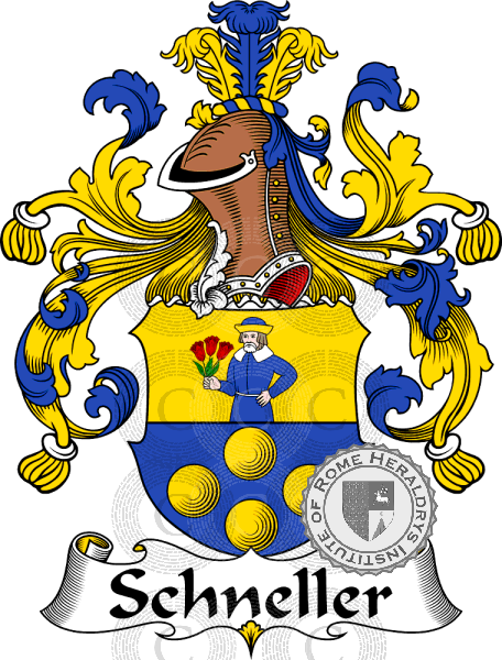 Wappen der Familie Schneller   ref: 31770