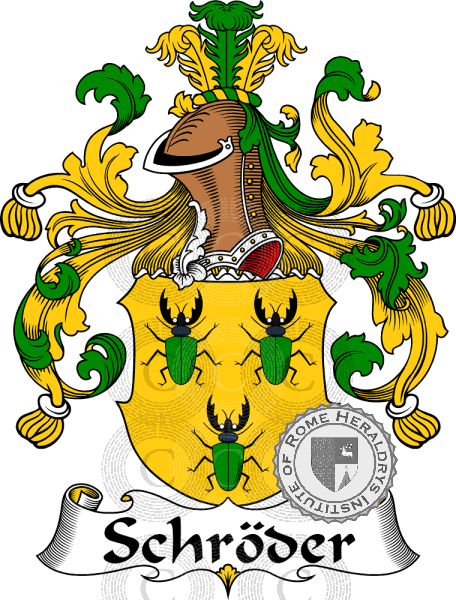 Coat of arms of family Schröder   ref: 31786