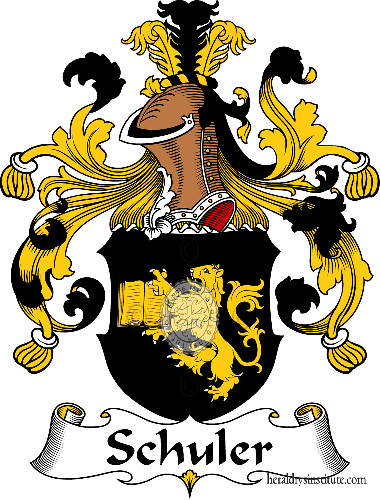 Coat of arms of family Schuler   ref: 31789