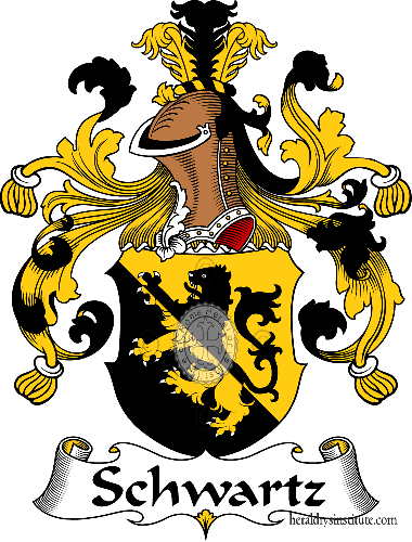 Coat of arms of family Schwartz   ref: 31800