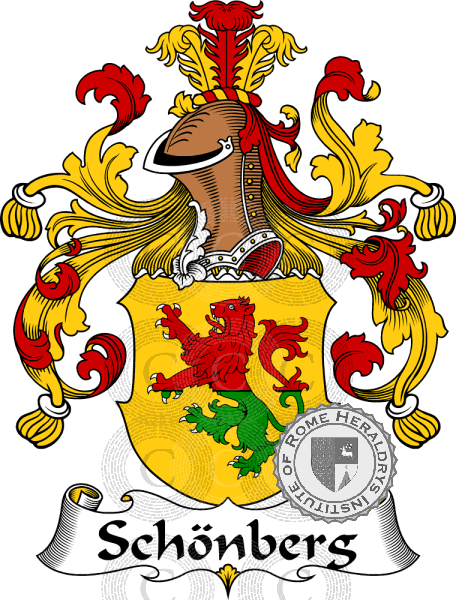 Coat of arms of family Schönberg   ref: 31810
