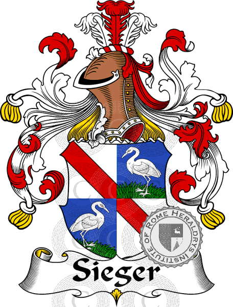 Wappen der Familie Sieger   ref: 31836